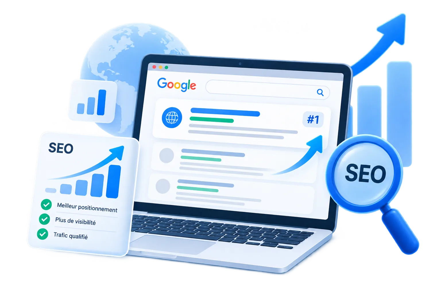 Illustration sur l'aspect responsive des sites internet